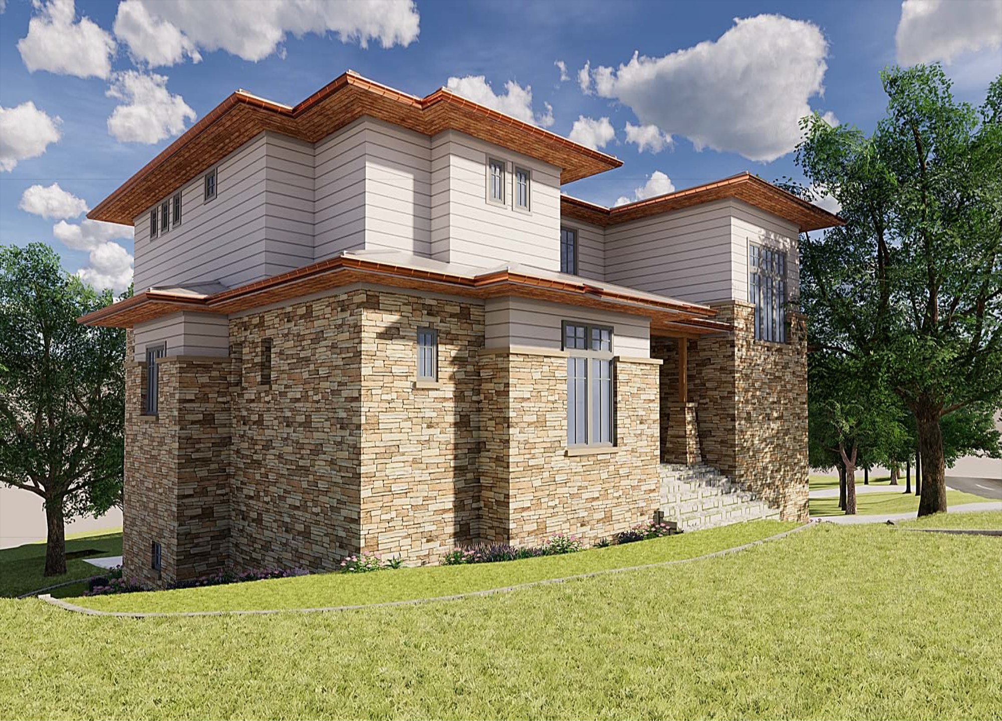 Lakeway Model Home - Exterior Detail